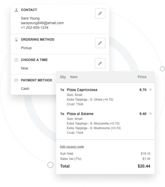 Webdiner Online Ordering Increases Sales and allows you to develop your own Food Delivery Pricing Strategies